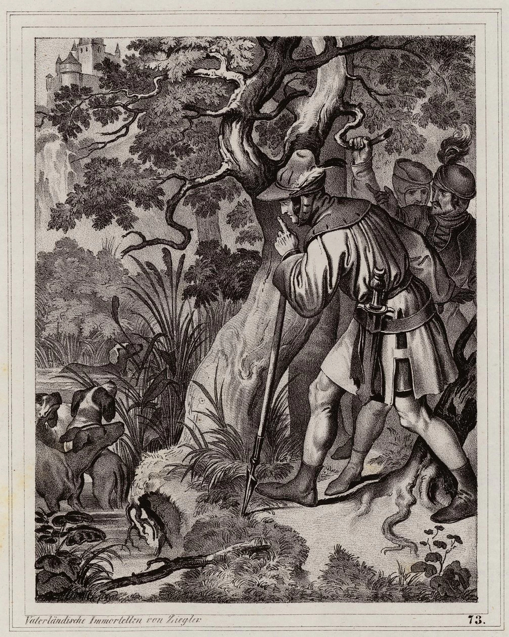 Peter Johann Nepomuk Geiger - Scoperta delle sorgenti termali di Baden, Austria